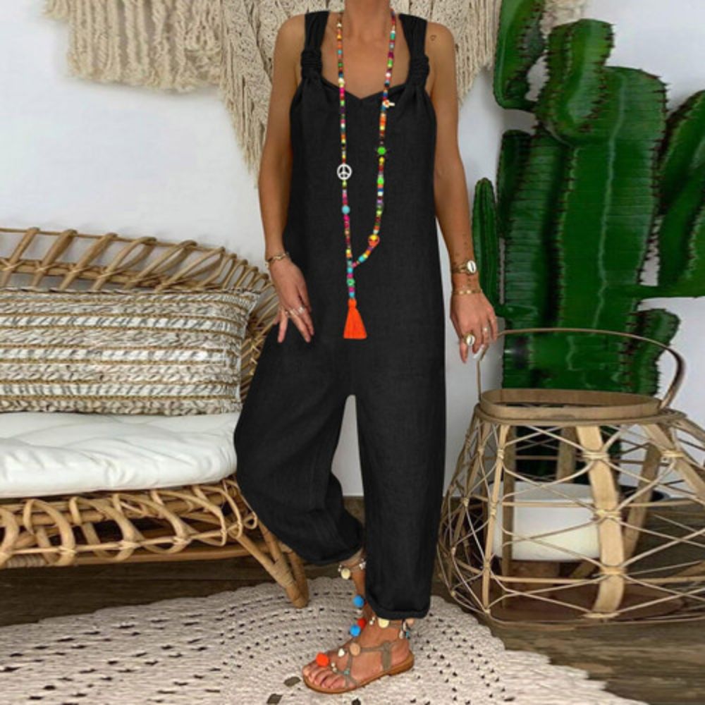 Salopette Dos Nu Noire