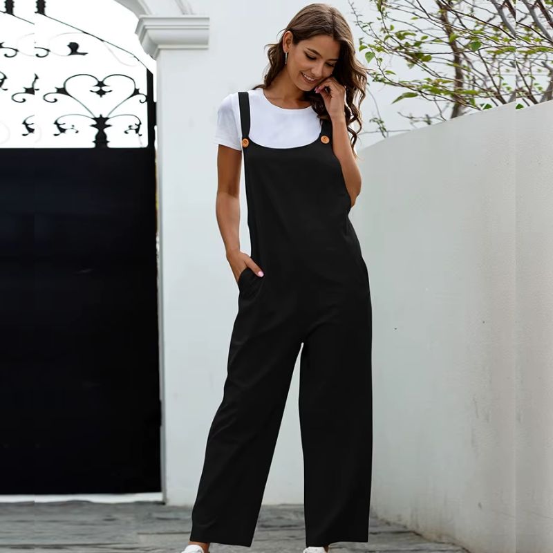 Salopette Grossesse Noire