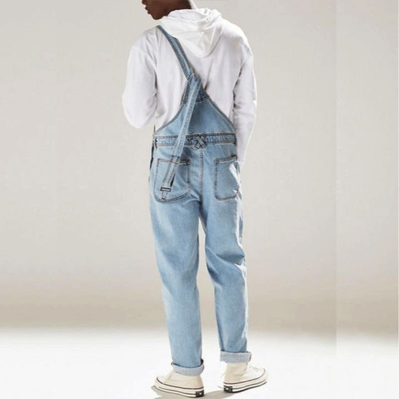 Salopette Jean Homme Bleu Ciel Classik