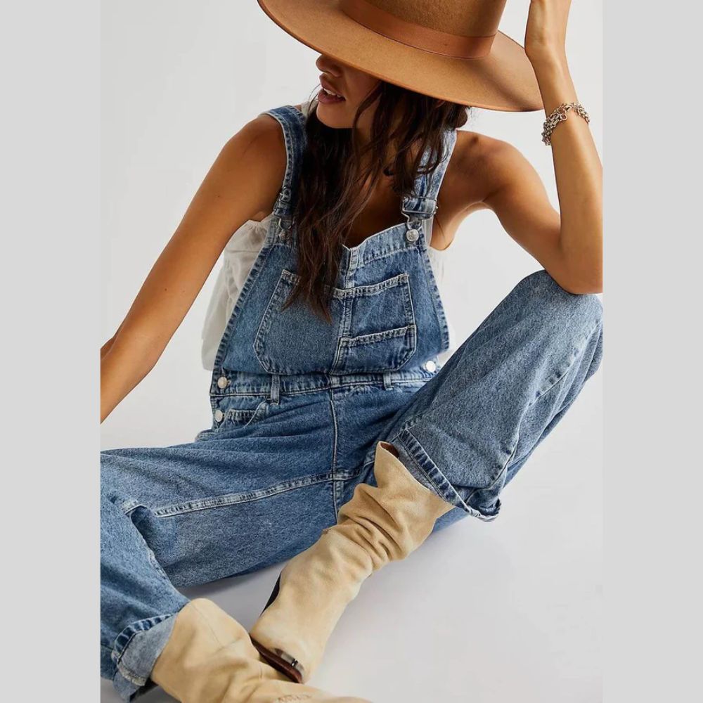 Salopette Jean Femme Large