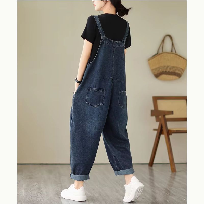 Salopette Jean Ample Décontractée