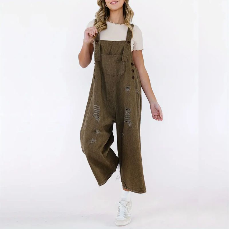 Salopette Jean Baggy Femme