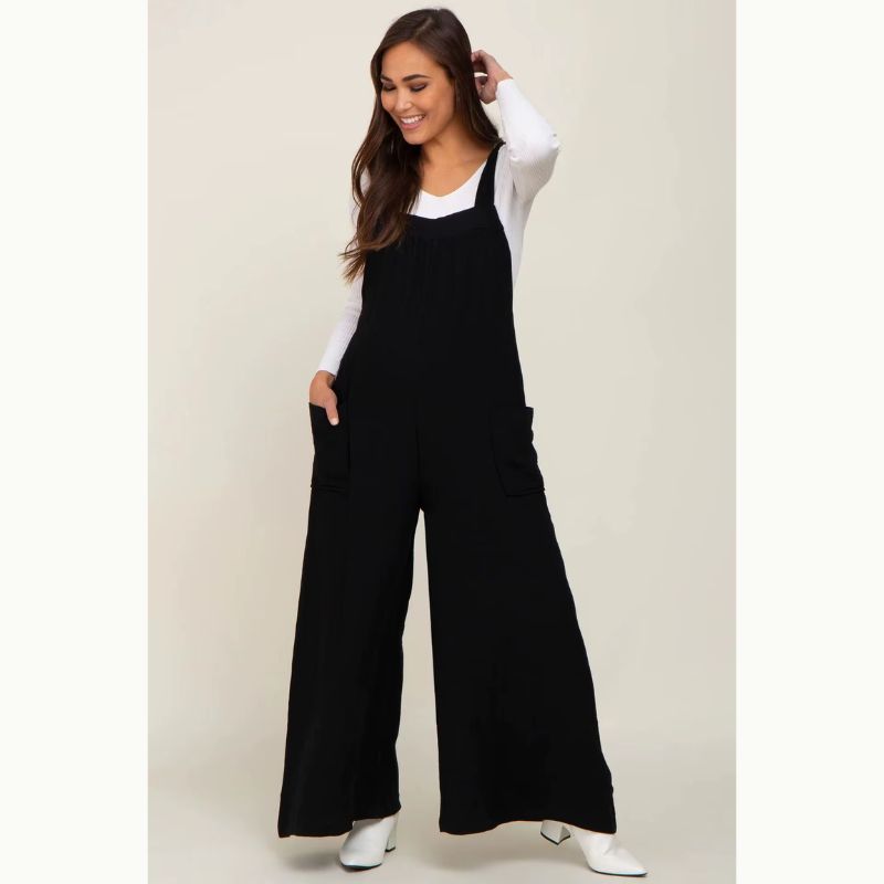 Salopette Grossesse Noire