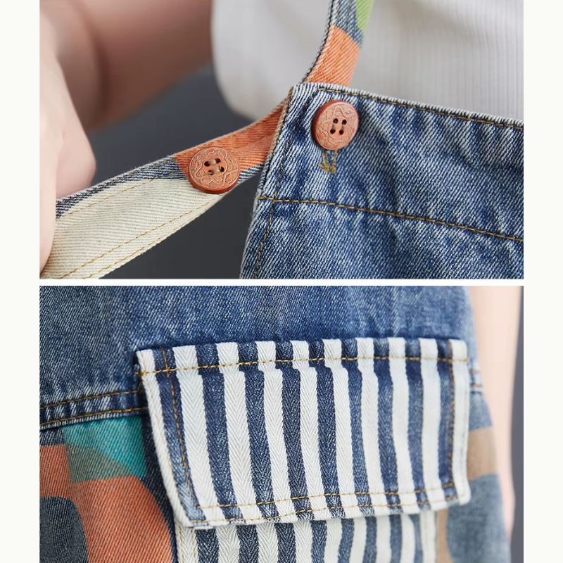 Salopette Jean Colorée