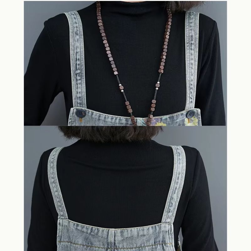 Salopette Jean Imprimer Floral