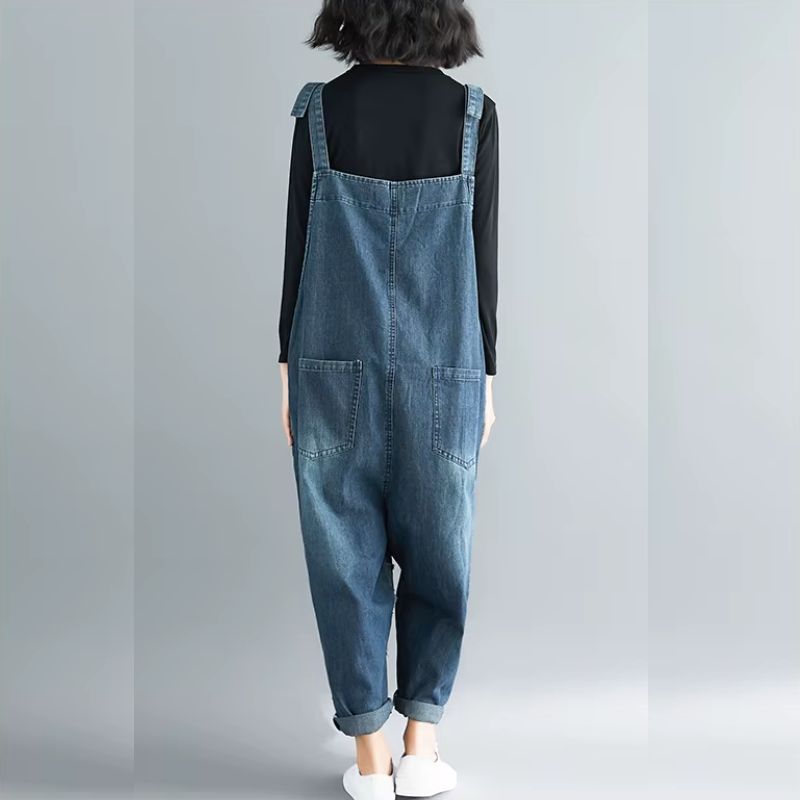 Salopette en Jean Patchwork