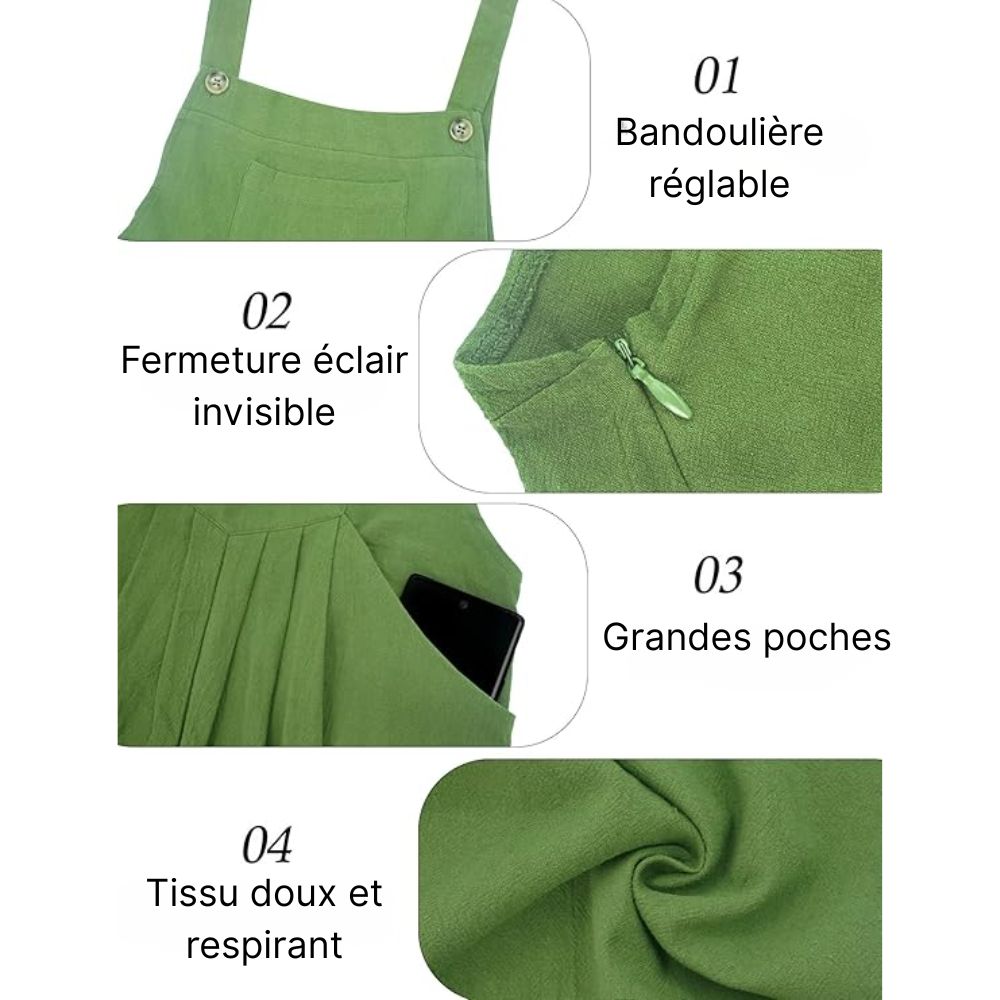 Salopette Combinaison Verte