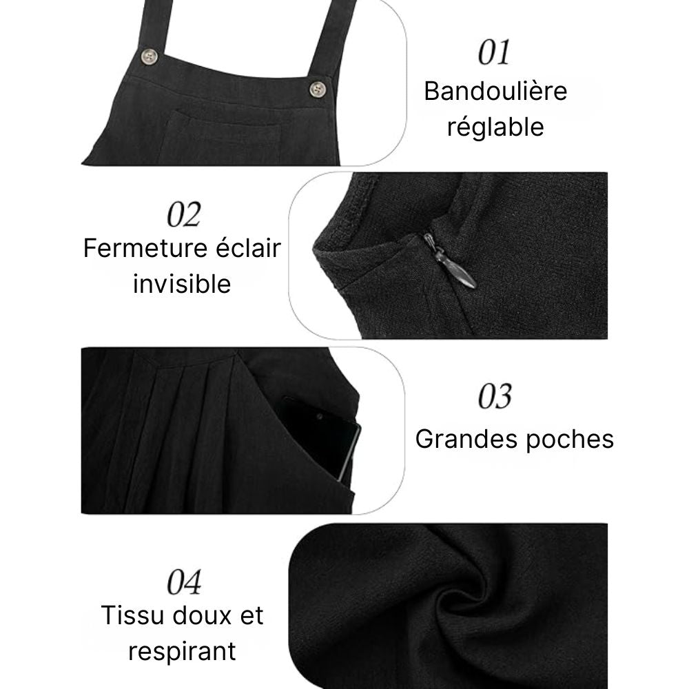 Salopette Combinaison Noire