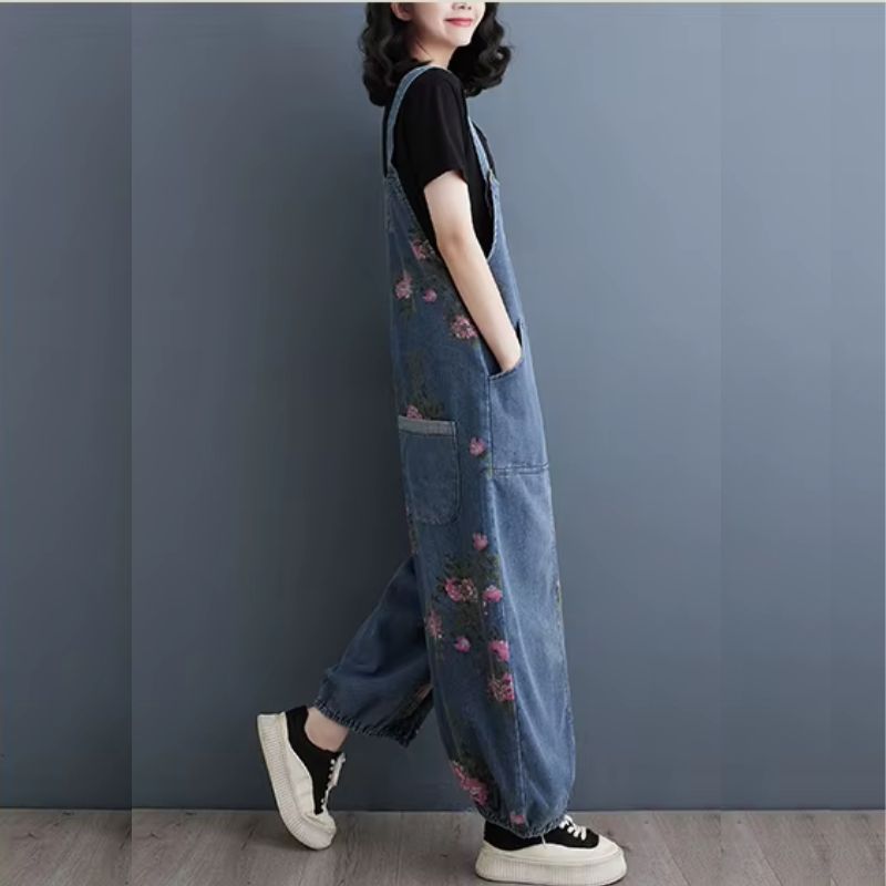 Salopette Jean Vintage Floral