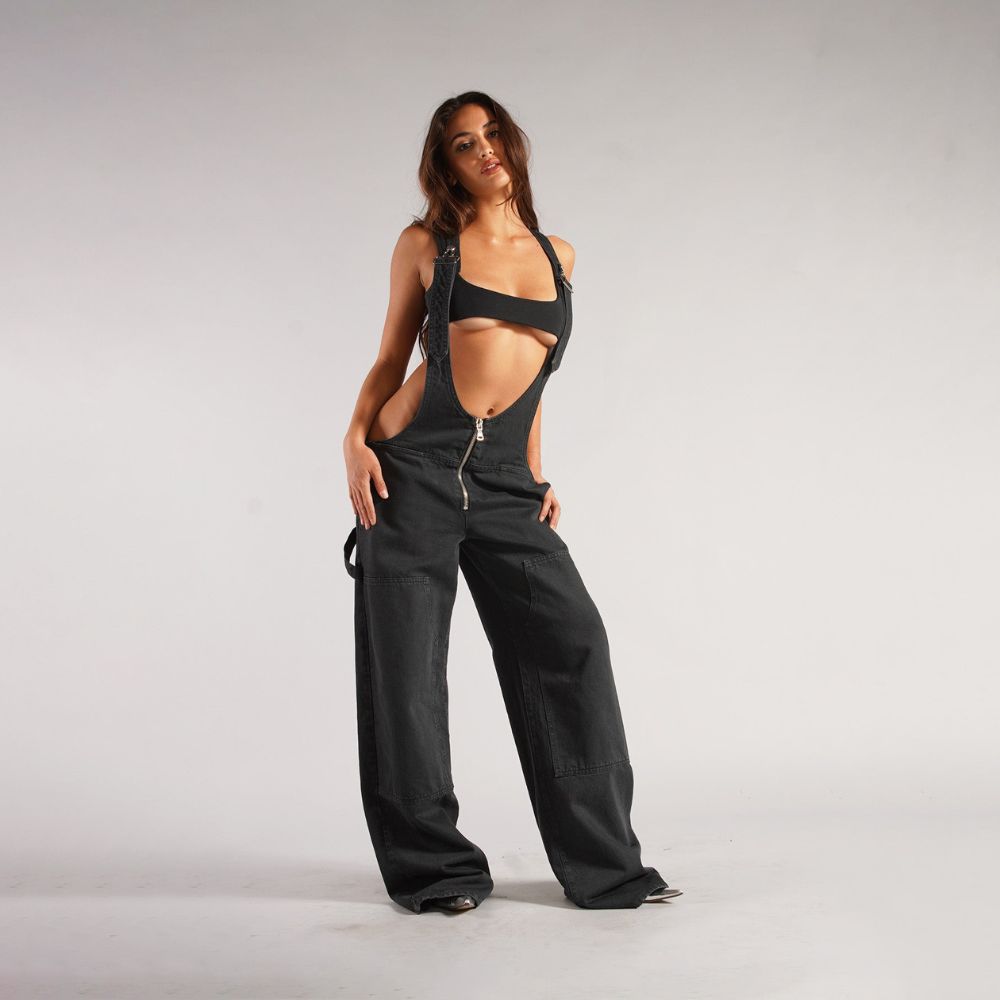 Salopette Jean Sexy Noire