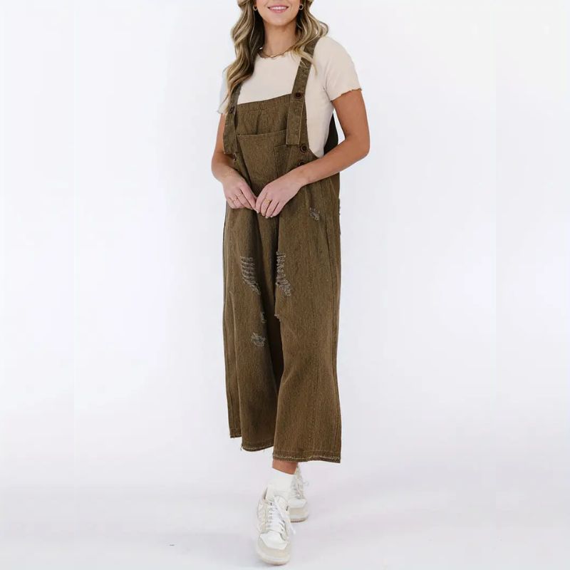 Salopette Jean Baggy Femme