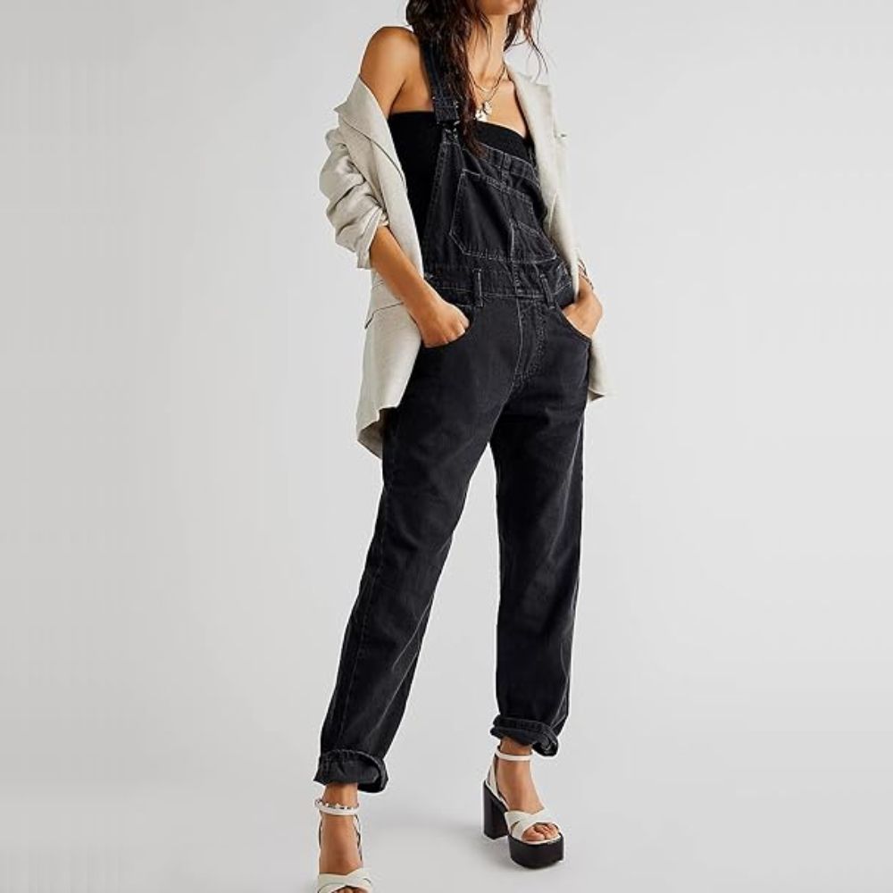 Salopette Denim Noir