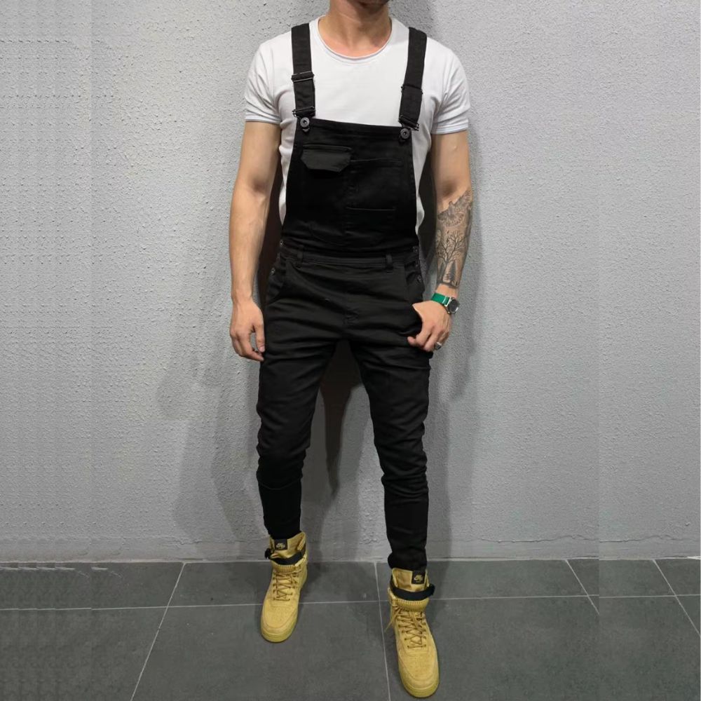 Salopette Noir Homme