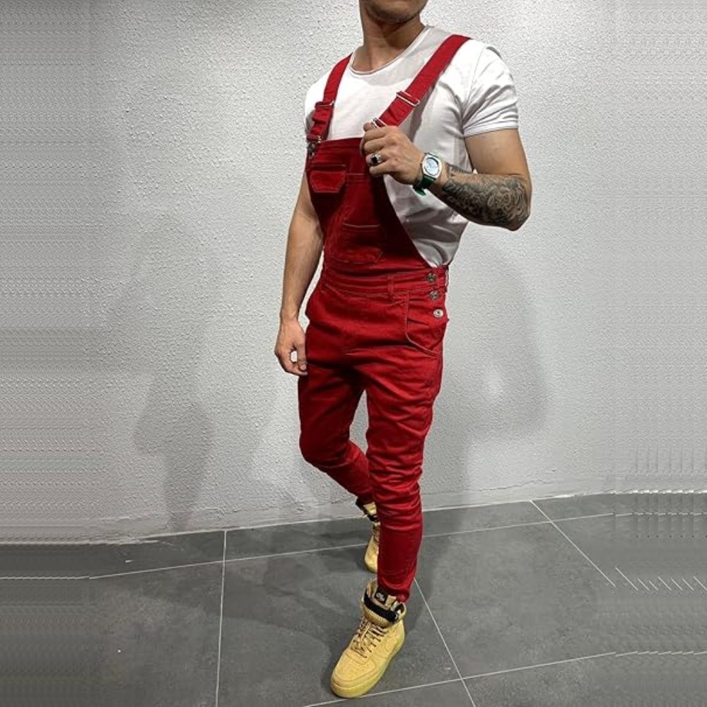 Salopette Rouge Homme