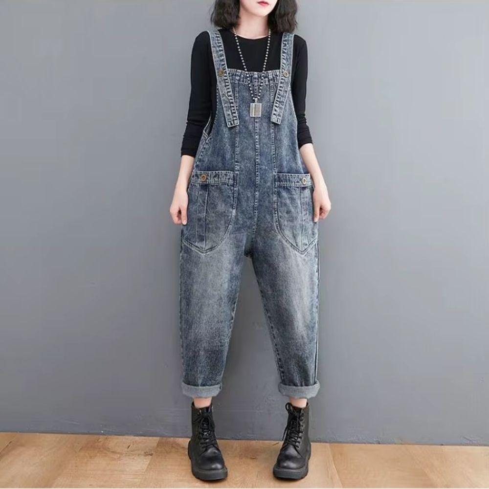 Salopette en Jean Vintage