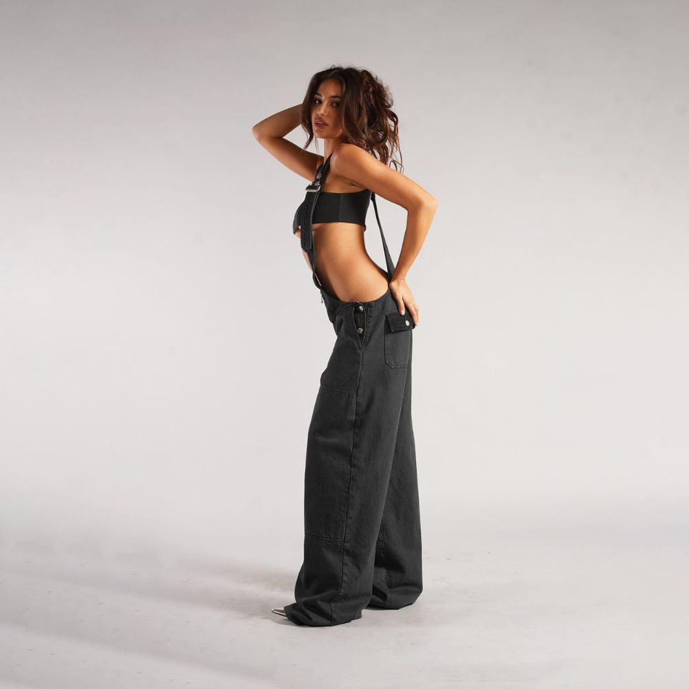 Salopette Jean Sexy Noire