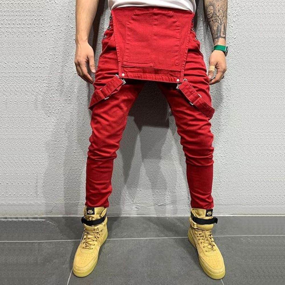 Salopette Rouge Homme