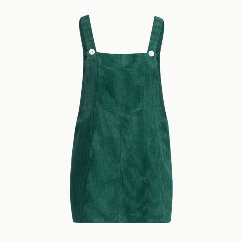 Robe Salopette en Velours Femme