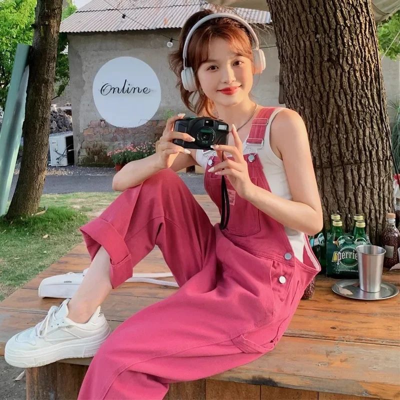 Salopette Jean Rose