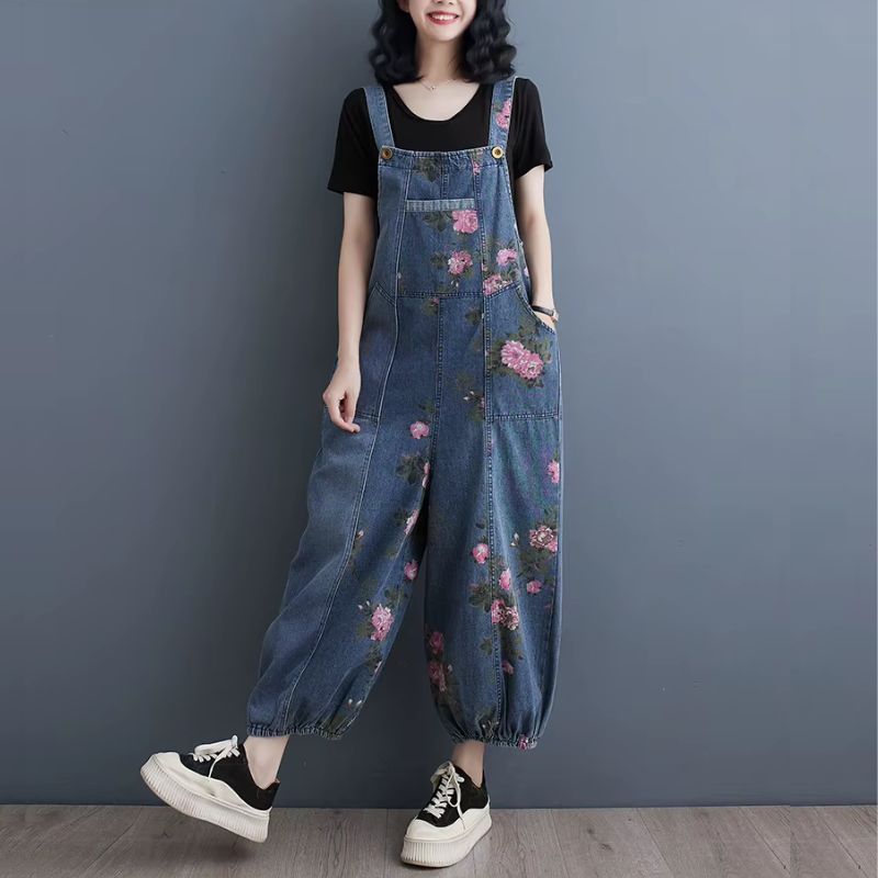 Salopette Jean Vintage Floral