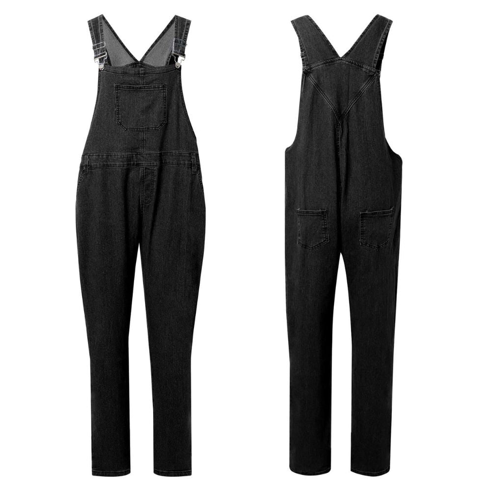 Salopette Denim Femme Noir