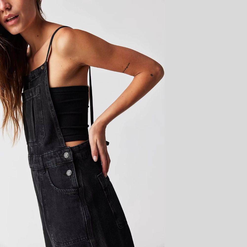 Salopette Streetwear Noire