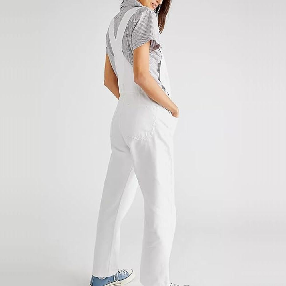 Salopette Jean Blanche