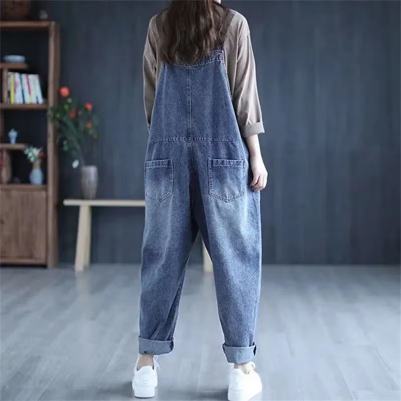 Salopette Jean Femme Rétro