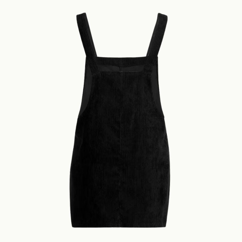 Robe Salopette Velours Noire