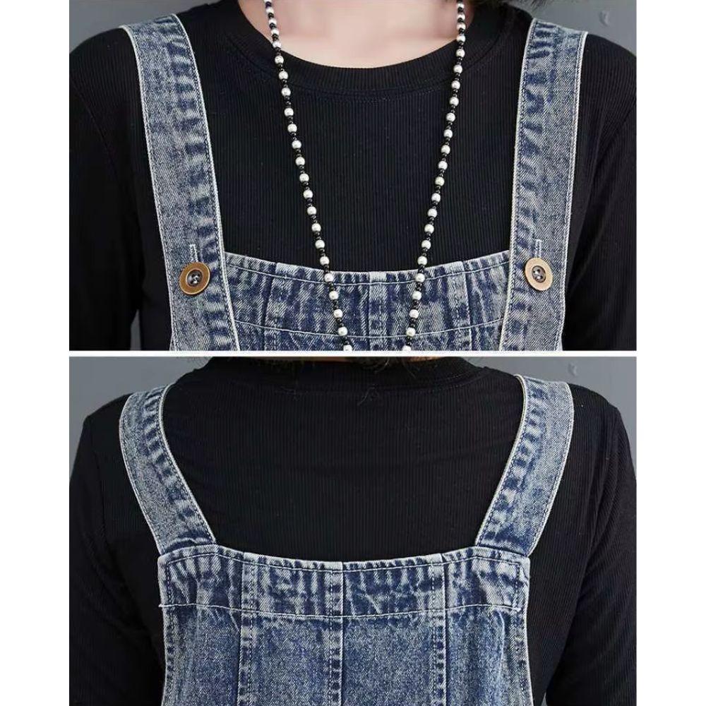 Salopette en Jean Vintage
