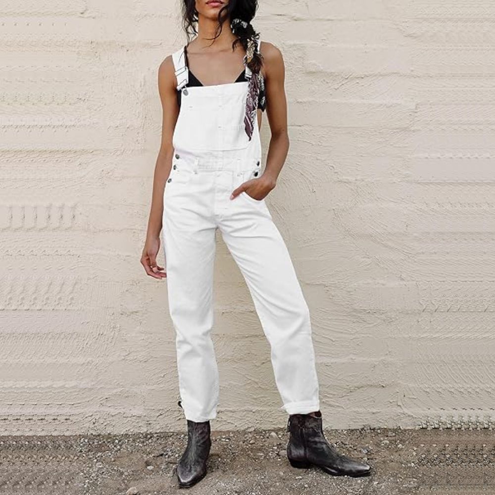 Salopette Jean Blanche