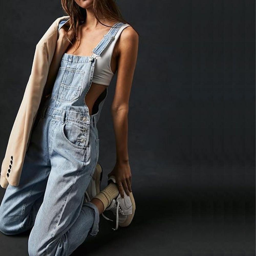 Salopette Jean Femme Large