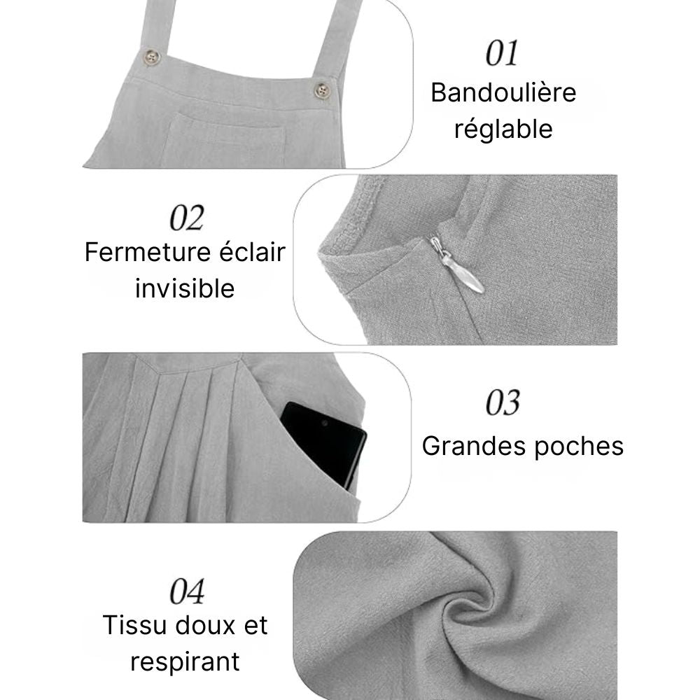 Salopette Combinaison Grise