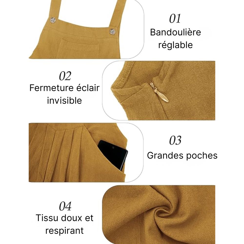 Salopette Combinaison Marron