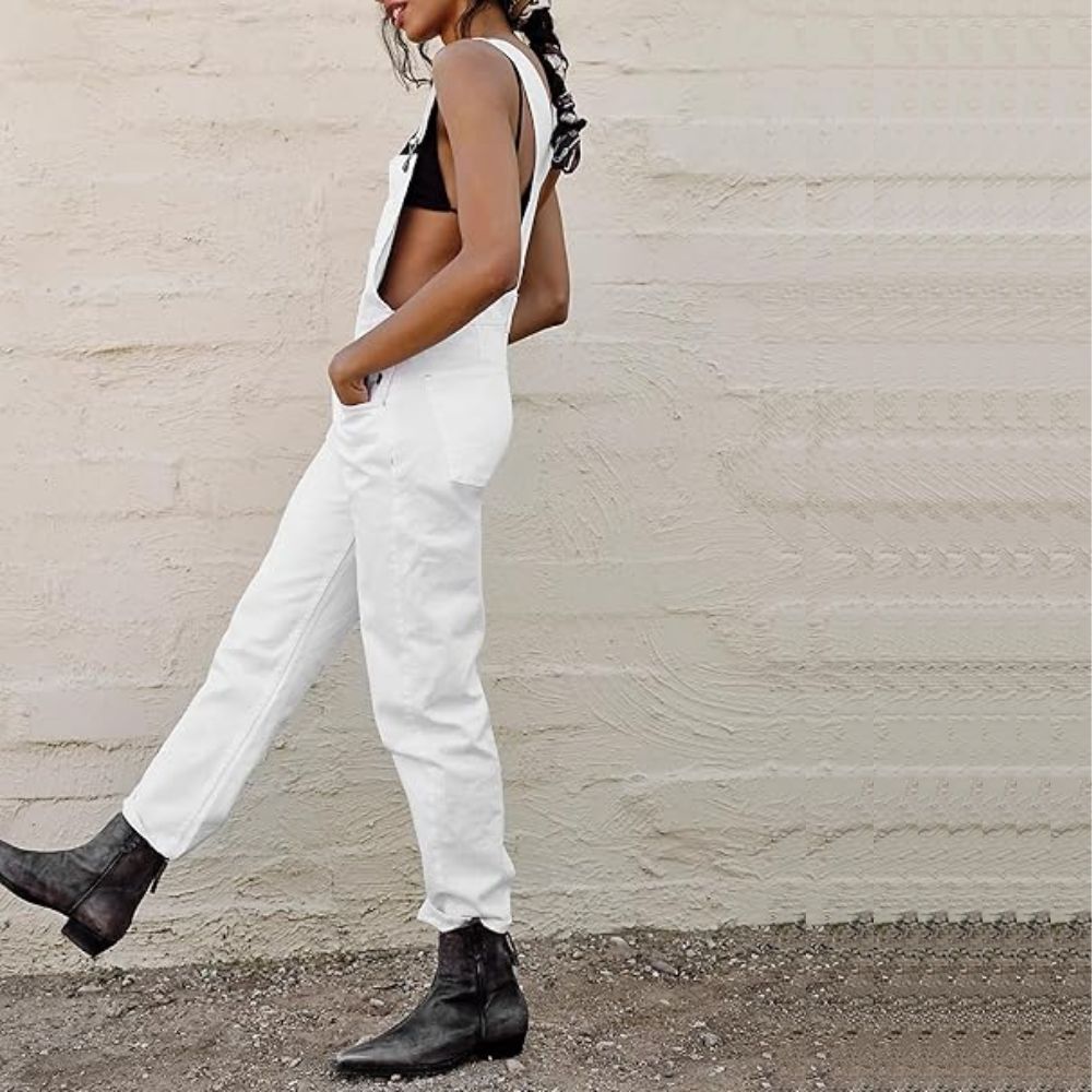 Salopette Jean Blanche