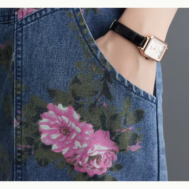 Salopette Jean Vintage Floral