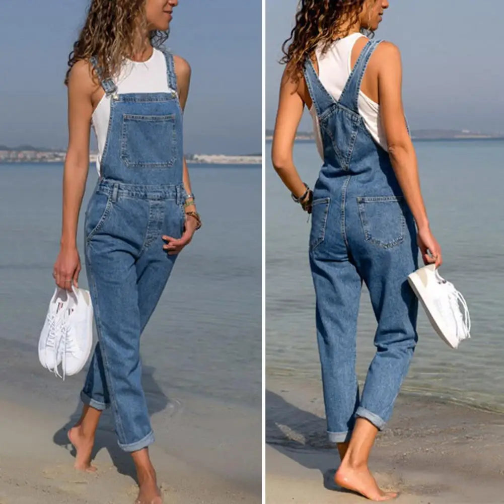 Salopette Jean Classique Marin